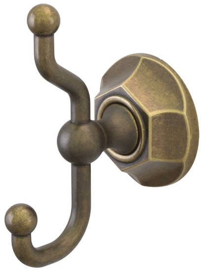 Edwardian Towel Hook in German Bronze.